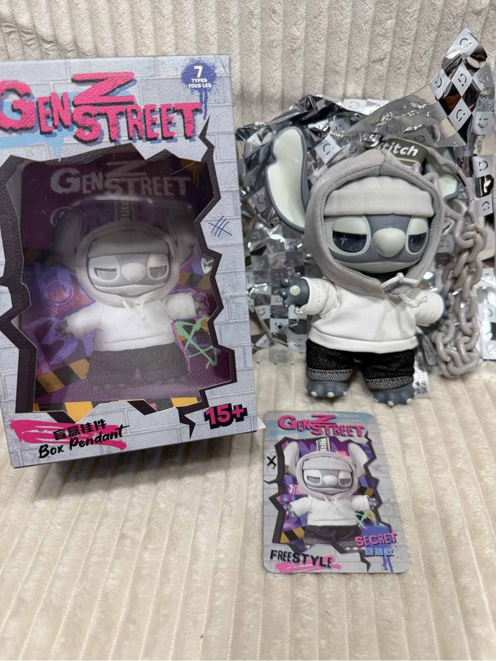 "Freestyle"Secret Plush.MINISO × Disney Stitch "Gen Z Street" New Verified.